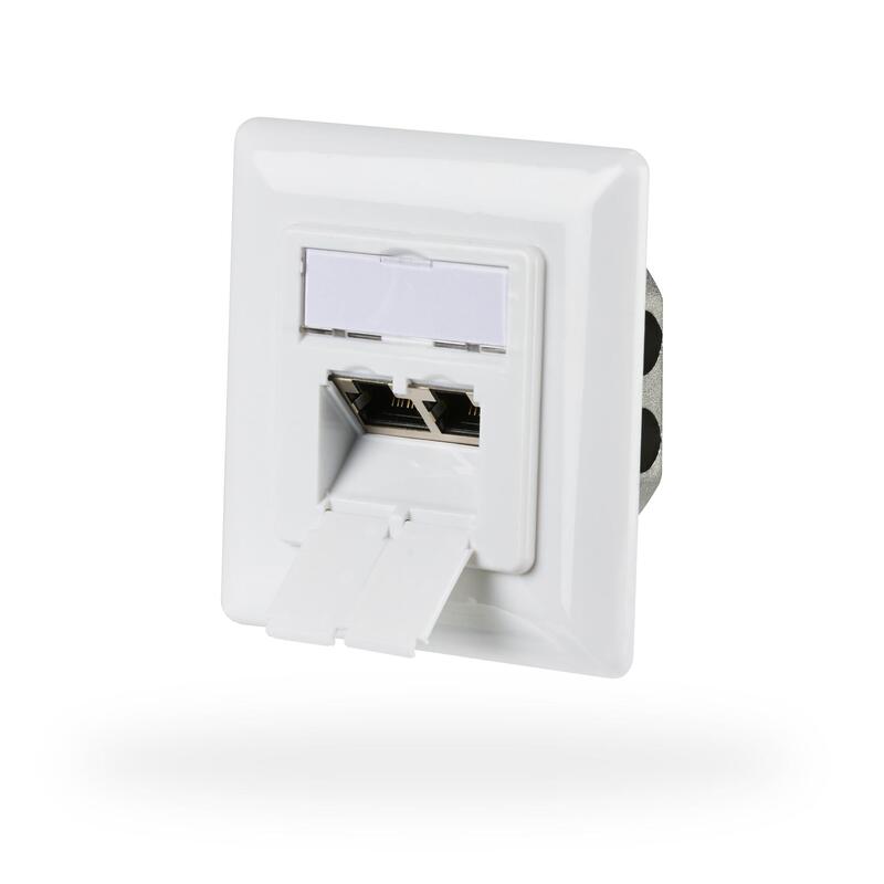 Efb Netzwerkdose CAT.6A Unterputz 2-VÍAS RJ45,