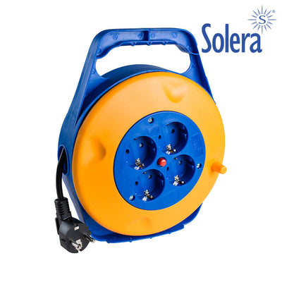 Solera Enrollacable 10M 3X1MM With 4 Sockets Bipolares With T/Tl 7412/1 — image 1