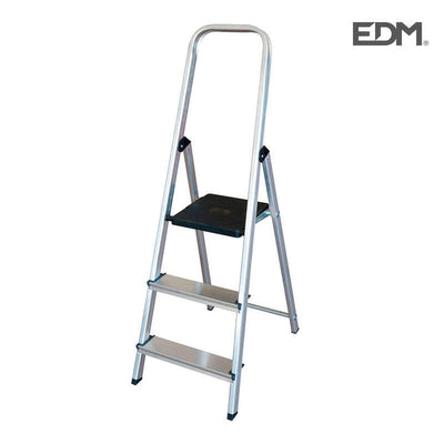 EDM Ladder Domestica Aluminium 3 Peldaños — image 1