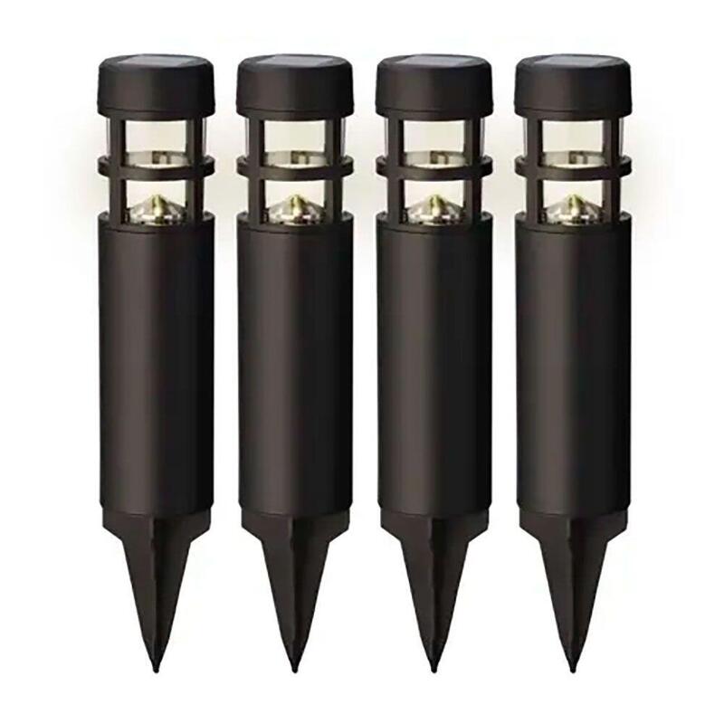 Estaca Solar Black 1 Led, 3 Im, Función Fixed Set Of 4 Units
