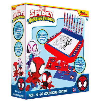 Estacion Dibujo Roll & Go Spidey Marvel — image 1