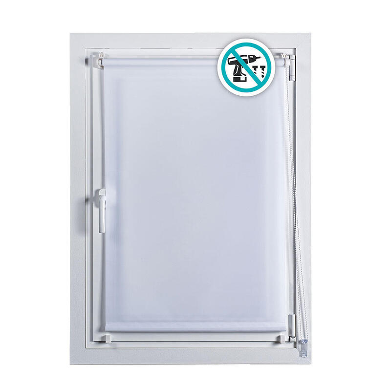 Estor Enrollable Clip&fix 150X180CM White Nieve Stor Planet