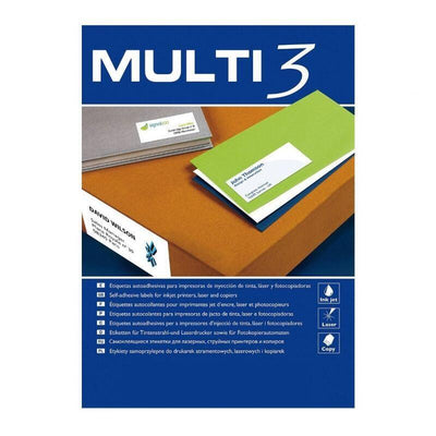 Apli Labels Adhesivas MULTI3 105 X 37MM 100 Hojas — image 1