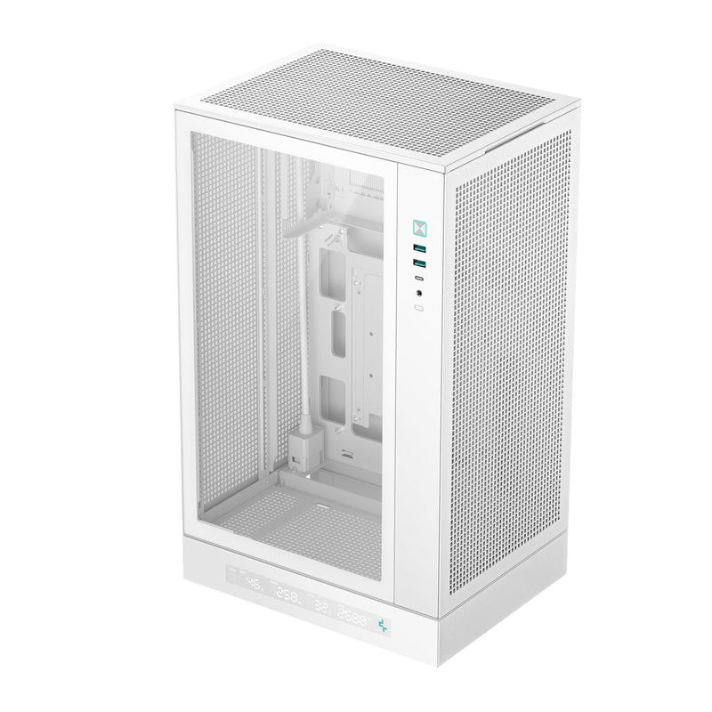 Deepcool PC Case CH270 Digital White Glass Tempered R-CH270-WHNDM0