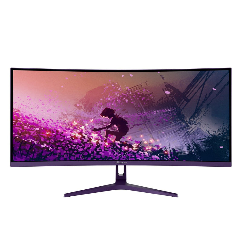 Arozzi Monitor Nova 34 Curved 34 3440 X 1440 Pixels 4K Ultra HD LED Púrpura AZ-NO-34T2K165-PP