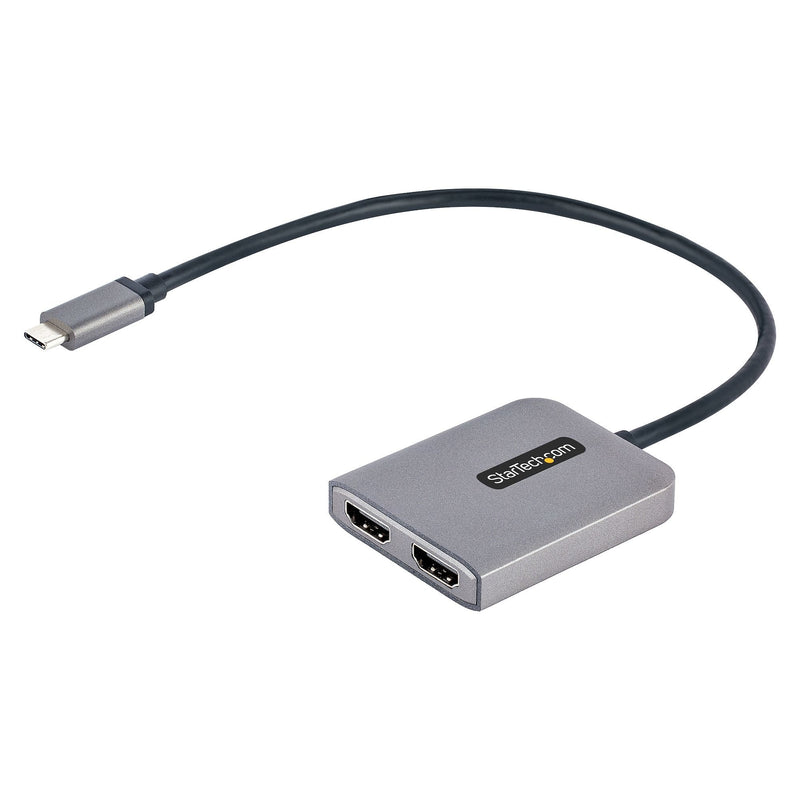 StarTech.com Hub Concentrador Mst USB-C a 2 Ports HDMI - HDMI Double 4K a 60HZ - Adapter Multimonitor USB Type