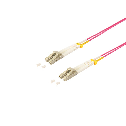 Network Cable Duplex Lwl Lc OM4 20 Violet — image 1