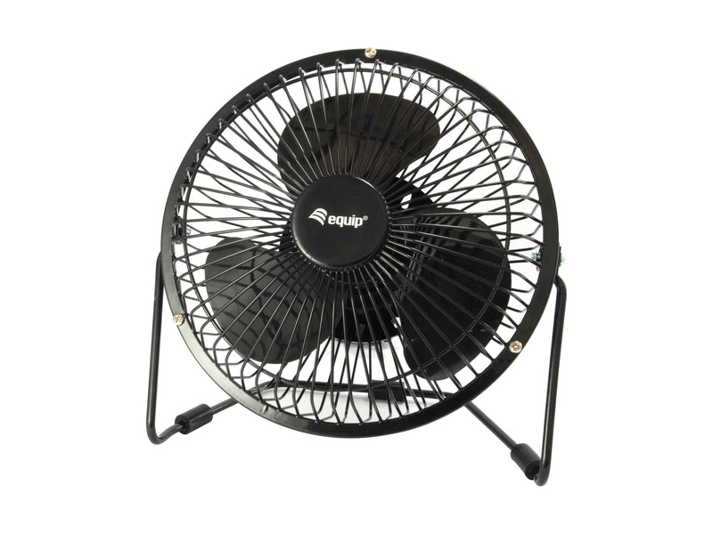 Equip Fan USB 245420, Black Desk Plastic China