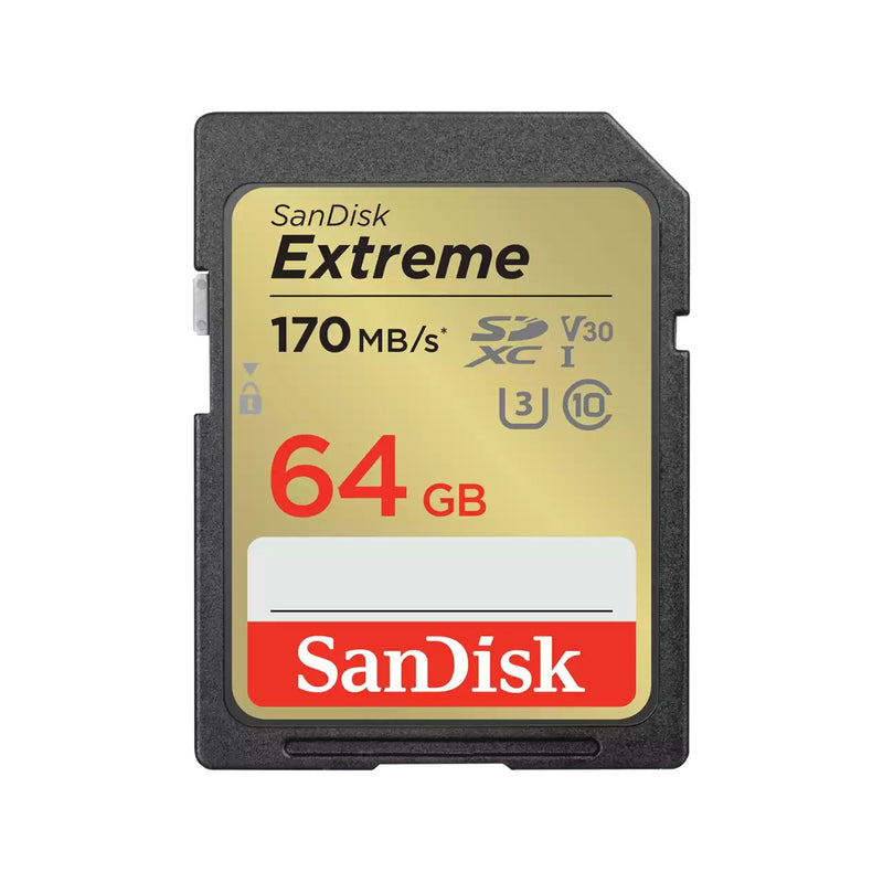 SanDisk Extreme 64GB Sdxc, SDSDXV2-064G-GNCIN