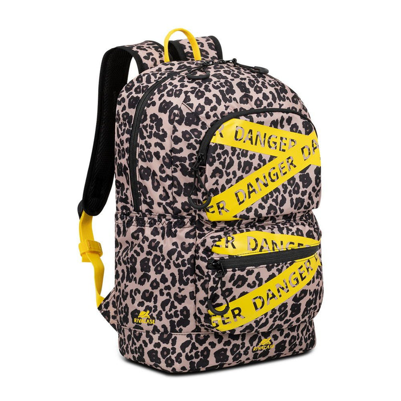 Rivacase Backpack Erebus 33,8CM (13.3) Beige, Black Yellow