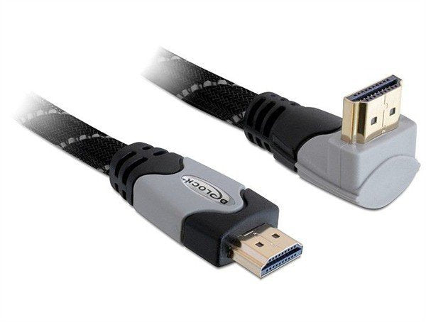 Delock HDMI Cable a Male HDMI a Male Angular 4K 5M