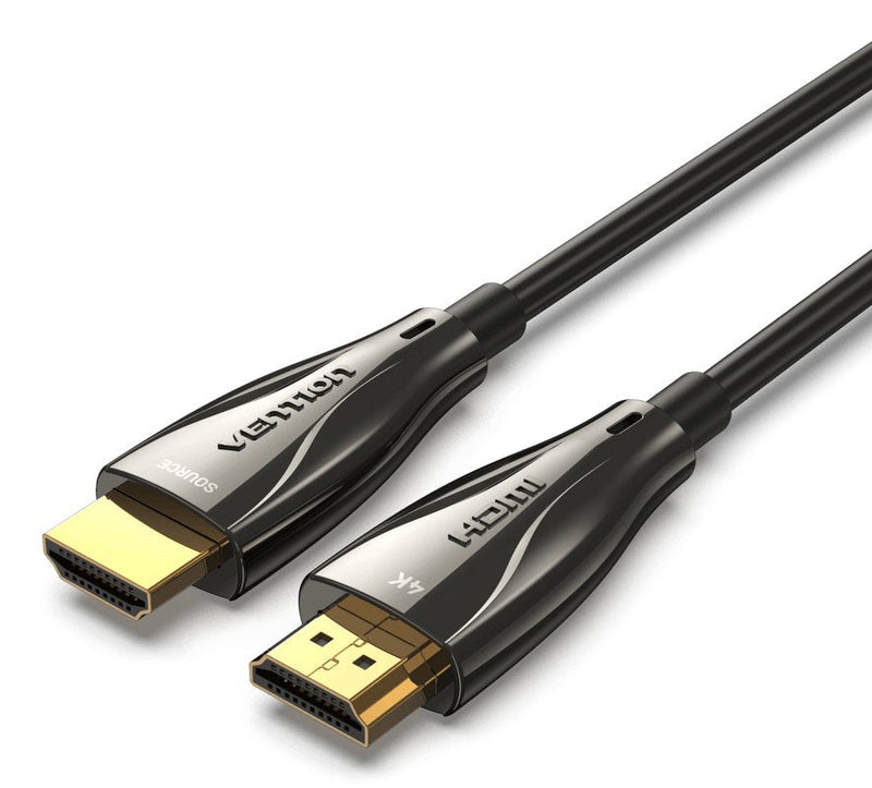 Vention Optical HDMI M-m HD Cabcabl Le 2M Black Zinc Alloy