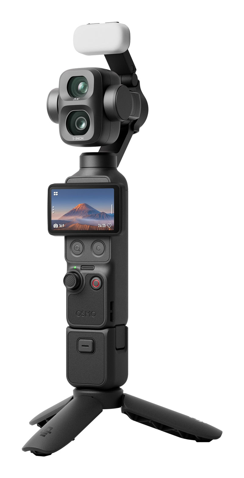 Dji Camera Deportiva Osmo Pocket 4P Vlog Combo 4K 240FPS Battery Life 210 Min Cmos 1 Active Track 8.0 Estabili