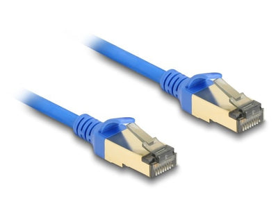 Delock 80333 RJ45 Network Cable CAT.8.1 F/FTP Slim 1M Aal — image 1