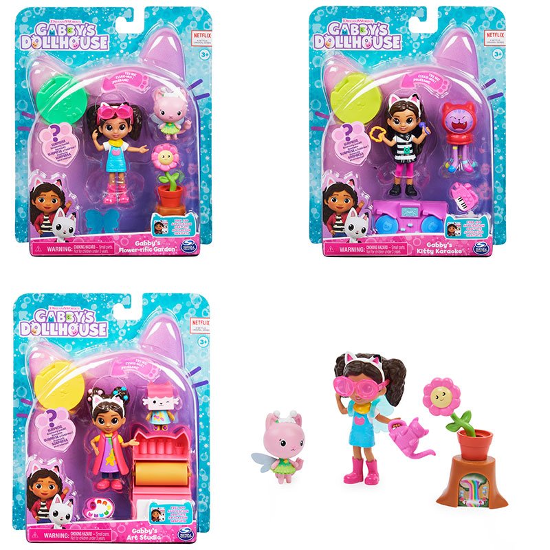 Spin Master Figure Toy Gabby's Dollhouse Cat-tivity Set 6060476