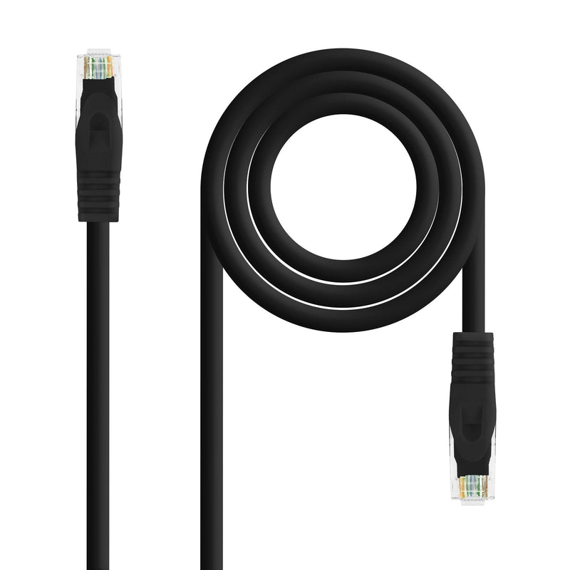 Nanocable Network Cable RJ45 Lszh CAT.6A UTP AWG24 1M - Black