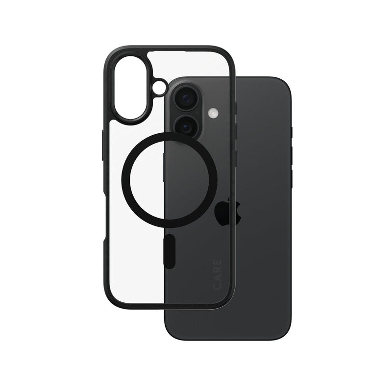 Panzerglass Care™ By ® Urban Combat Case Transparent W. Black Frame & Magsafe Iphone 16 Case For Apple - Iphon