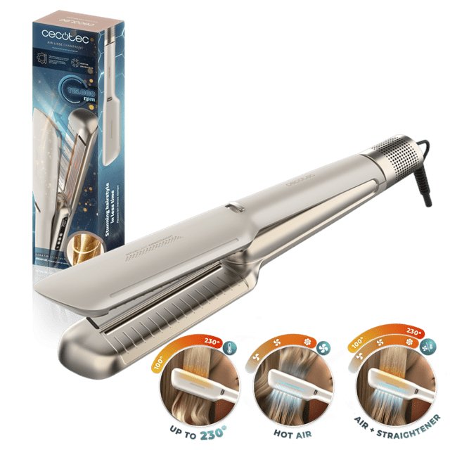 Straightener Hair 100989 Air Lisse Champagne