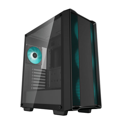 Deepcool PC Case ATX Semitorre CC560 Glass Tempered Black 4 Fans LED V2 — image 1