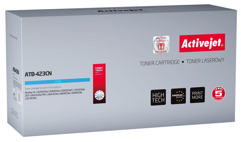 Activejet Toner Compatible Brother TN-423C - Supreme - 4000 Páginas - Cyan
