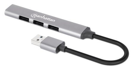 Manhattan 4PORT USB-A Hub 3X480MBIT S 1XGBIT S USB-A Mecker