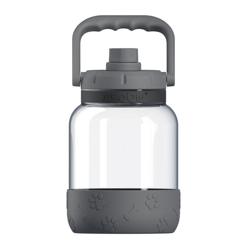 Asobu - The Barkley Dog Bowl - Bottle Tritán 1,5 Liter With Cuenco Perro Grey — image 1