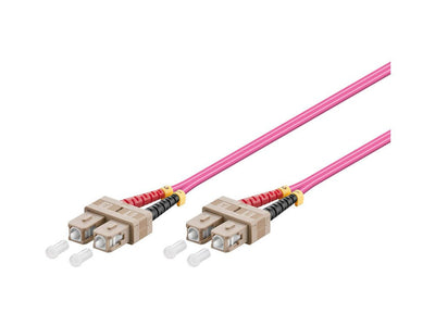 Alcasa 20M Sc/Sc Cable Fibre Optic OM4 Violet — image 1
