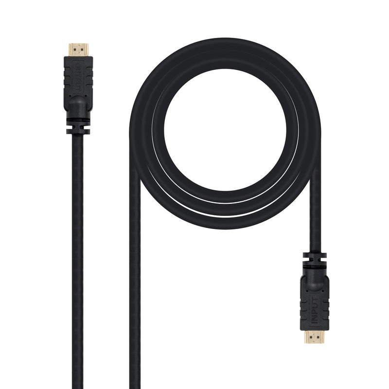 Nanocable HDMI Cable V1.4 With Repetidor Male a HDMI V1.4 Male 20M - High Speed - Black