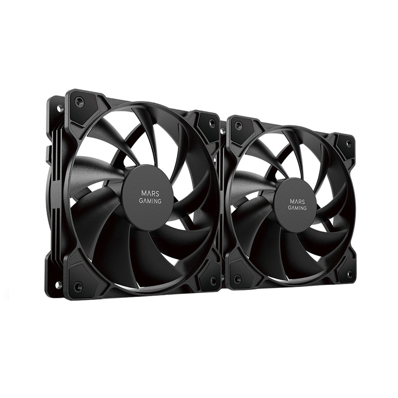 Mars Gaming Kit 2 Fans Auxiliar MFPROX2 Black
