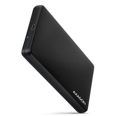 Axagon EE25-SLC Box External Hard Drive SSD Black 2.5 — image 1