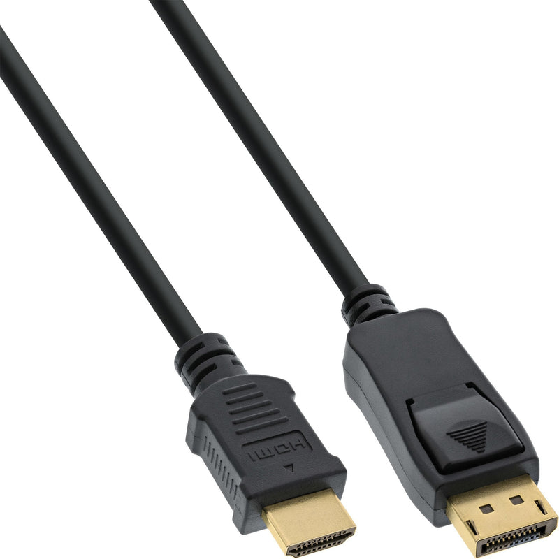 Inline Cable DisplayPort a HDMI Black 2M