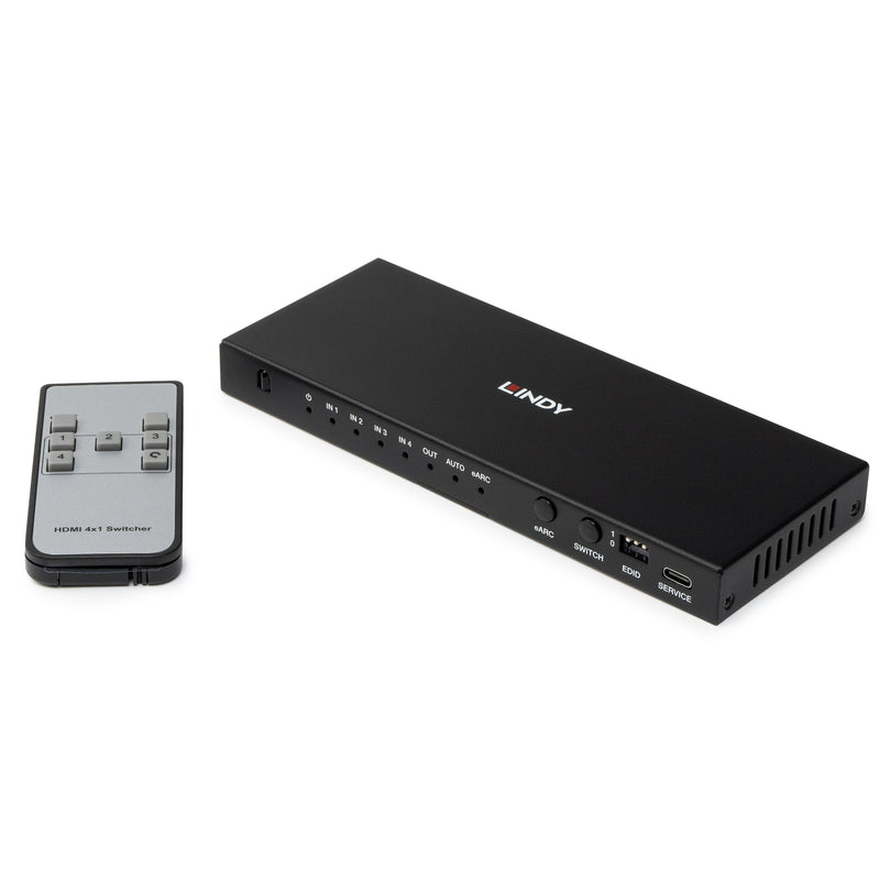 Lindy 4 Port HDMI 8K60 Switch With Earc