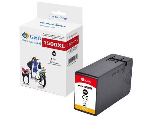 G&g Ink Compatible With Canon PGI-1500XLBK/ 9218B001