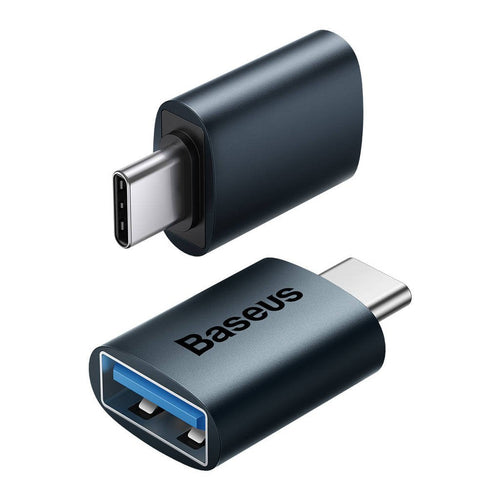 Baseus Converter Ingenuity Series Mini Otg Adaptor USB-A 3.1 Female To Type-c Male Blue (ZJJQ000003) — image 1