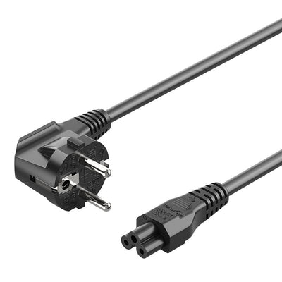 Vention Cable Power Zckbac IEC C5 Female CEE7 Male 1.8M Black — image 1
