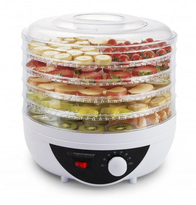 Esperanza Deshidratador Alimentos EKD002 Black Transparent White 250W — image 1