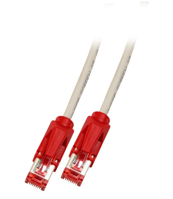 Efb RJ45 Network Cable CAT.6 S FTP Lszh Draka UC900 TM21ROJO Crossed Grey 2M