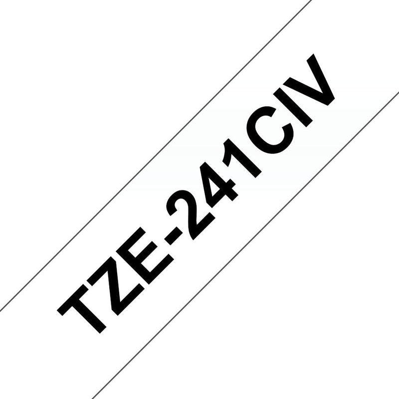 Tape Rotuladora White/NEGRO18
