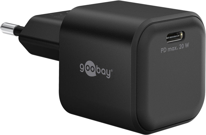 Goobay Fast Charger 20W USB-C Pd GaN Black 76690