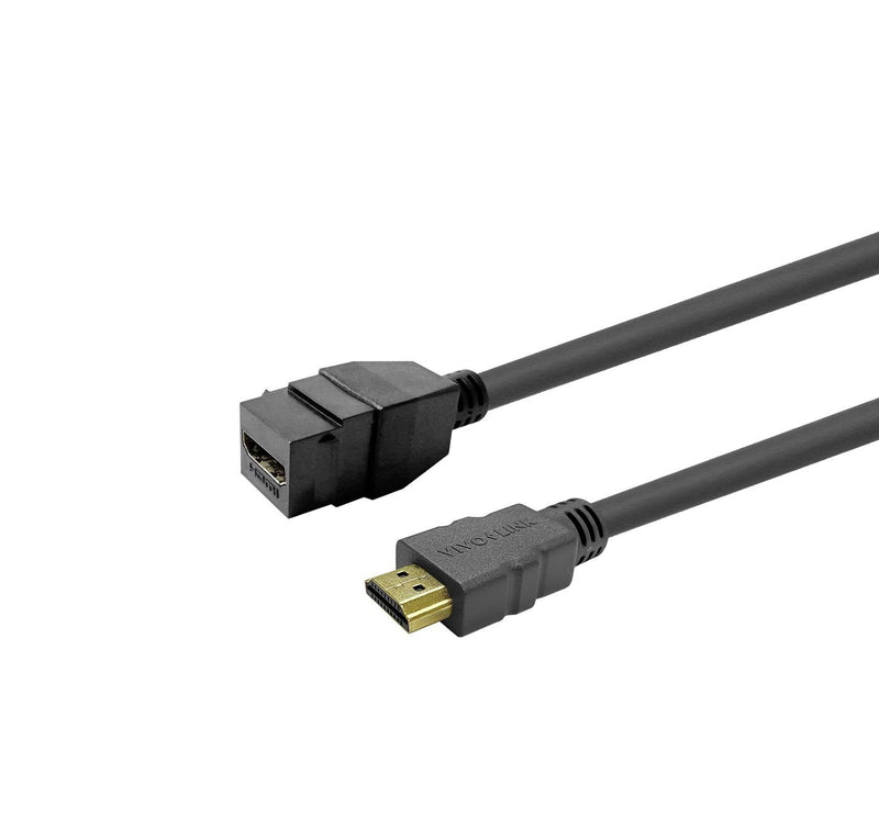 Keystone Black HDMI Female To HDMI Male