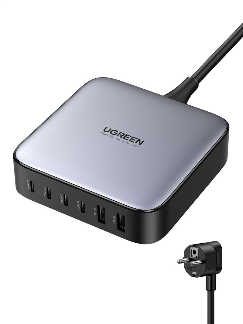 UGREEN 2USB-A + 4USB-C 200W Desktop Fast Charger