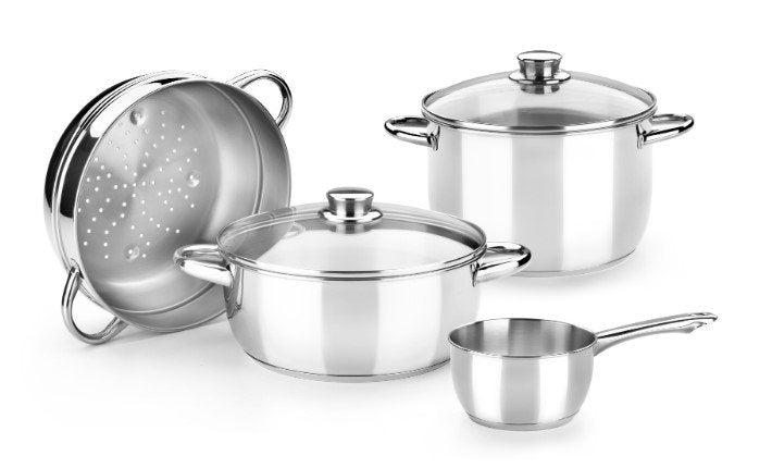 Monix Pack Batería Cocina OPTIMA2 MA50001 Saucepan Ø16CM Ollas Ø20 24CM Cacerolas Ø20 24CM Steel Inoxidable A