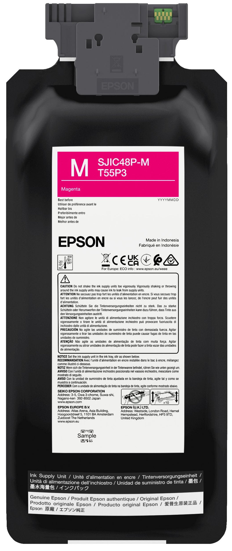 Epson SJIC48P-M Ink Cartridge 1 Pieces Genuine Magenta