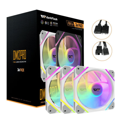 Darkflash Fan PC DM12 Pro 3EN1 White — image 1