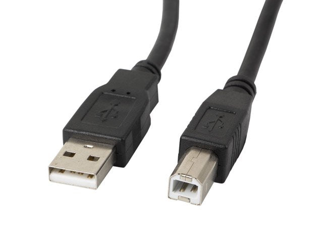 Lanberg USB Cable -a Male a Usb-b Male CA-USBA-10CC-0050-BK, NEGRO,5 Metres