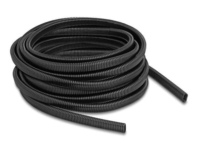 Delock 60620 Conducto Protection Cables Plastic Forma Ovalada Flexible 13,6 X 6,3MM - Length 10M Black — image 1