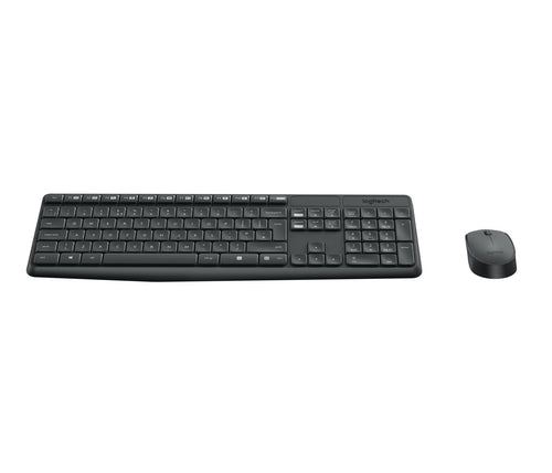 Logitech Keyboard Nórdico MK235 Mouse Included USB QWERTY Grey — image 1