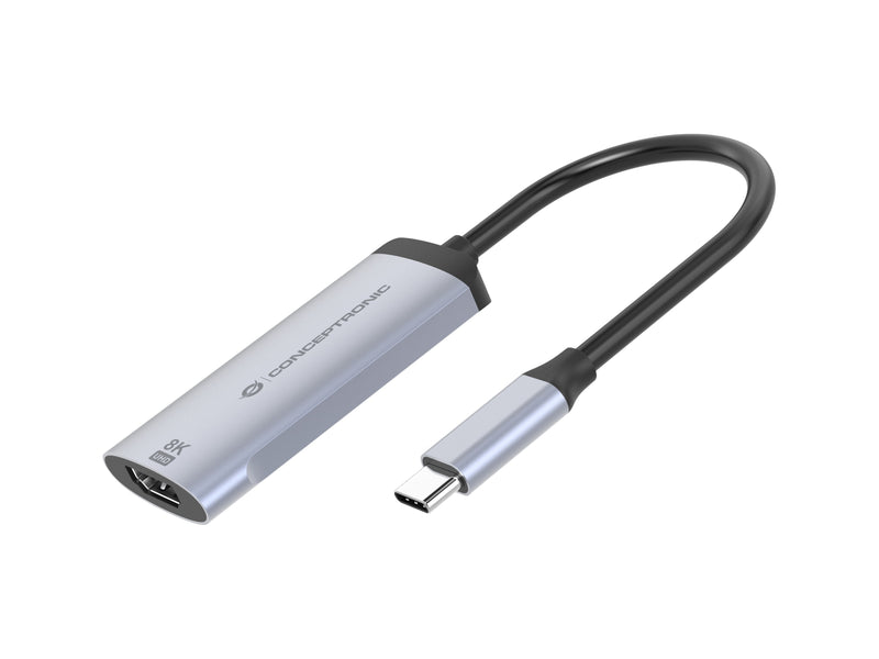 Conceptronic Adapter USB-C a HDMI 2.1 8K 60HZ Housing Aluminium ABBY23G