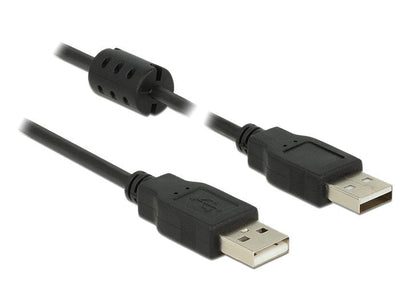 Delock 84893 USB Cable 2.0 Tipo-a Male USB 2.0 Tipo-a Male 5,0M Black — image 1
