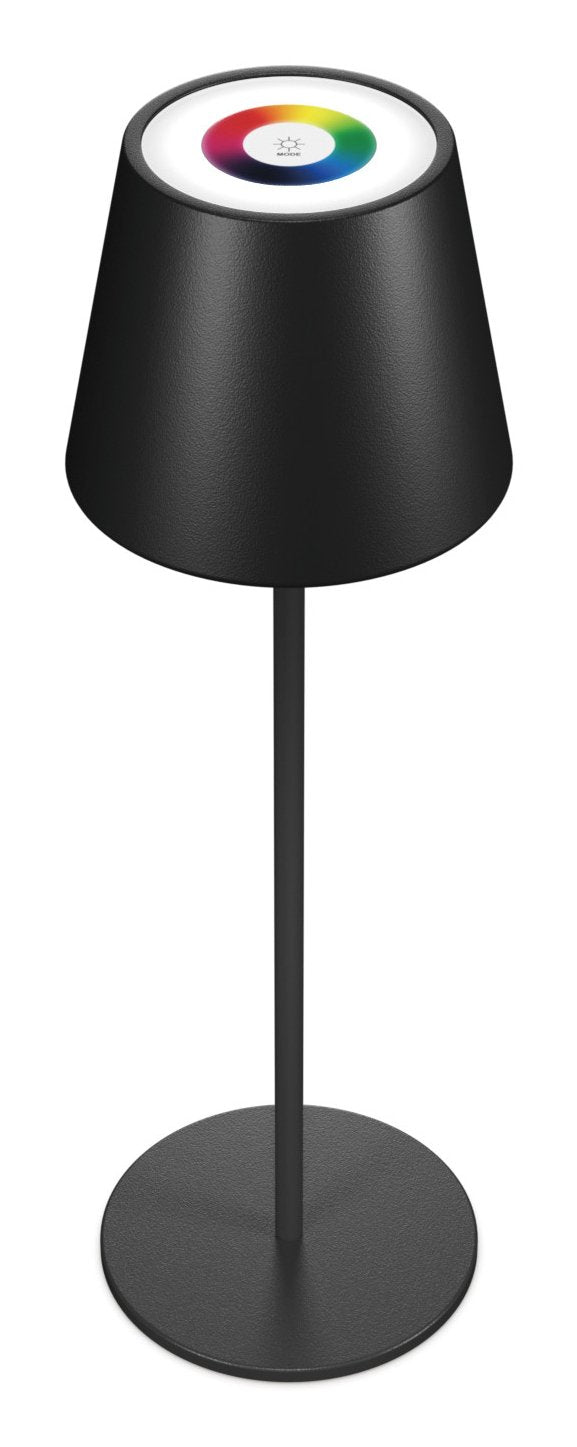 Realpower Lamp Desk LED Tablelight 360 RGB 3W Black